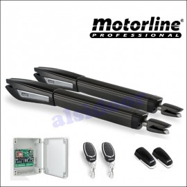 Kit batiente MOTORLINE JAG400 8m 2 hojas. Uso residencial