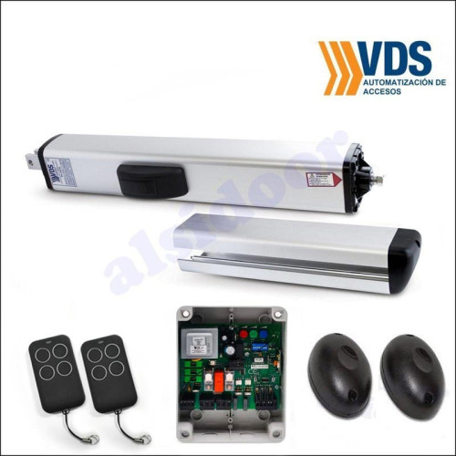 Kit motor hidráulico PH VDS para puertas batientes de hasta 3 m