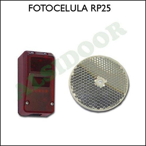 Fotocelula RP25 de espejo catadioptrico hasta 12 m.